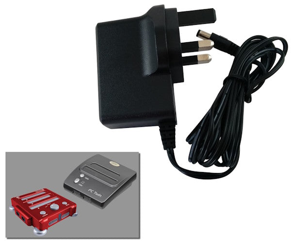 Regulated power supply for FC Twin, FC3 Plus, C2, Retron 2 and 3 with UK plug
