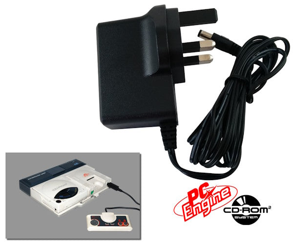Regulated power supply for NEC PC Engine Interface Unit IFU-30 with UK plug