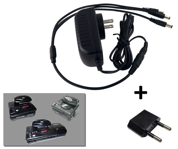 ユニバーサルメガCDアダプター Power Supply 3-in-1 for Sega Mega Drive/Genesis+CD+32X