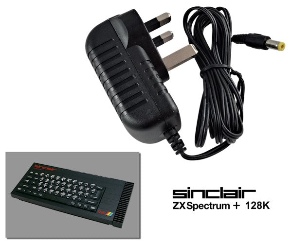 Regulated power supply for Sinclair ZX Spectrum 128K (Toast Rack) with UK plug