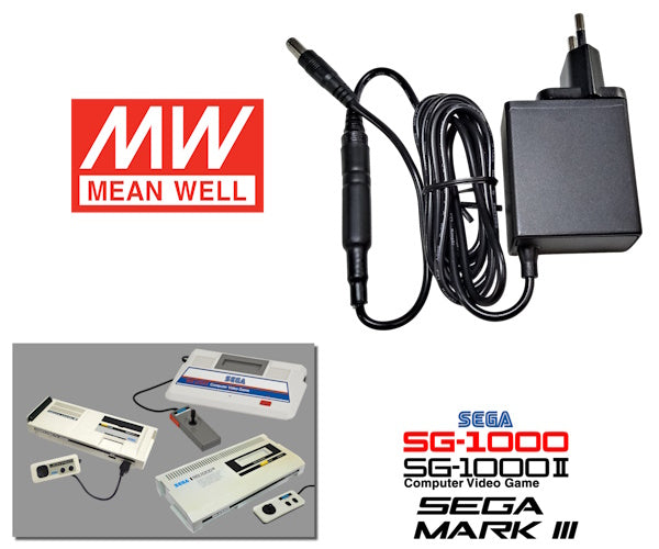 Power Supply for Sega SG-1000 (Mark I, II, III)